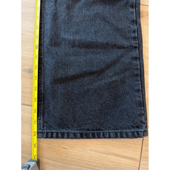 Revice Denim Venus Flares Jeans Washed Black Crossover Fly Wide Leg Size 23 NWT - Picture 6 of 7